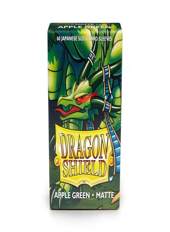 dragon shield 2 Packs Dragon Shield Matte Mini Japanese Apple Green 60 ct Card Sleeves Value Bundle! … - Image 5